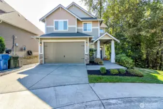 Front of your new home offers plenty of parking & room for everyone.
