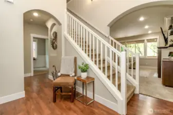 Beautiful Wood Spindle Railing