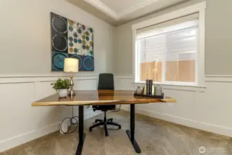 Main Floor Den / Office or 5th bedroom if you add a closet space.