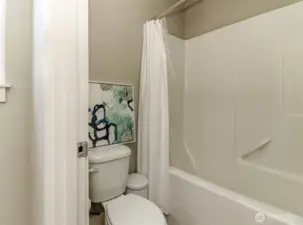 main bath second floor full tub & shower.