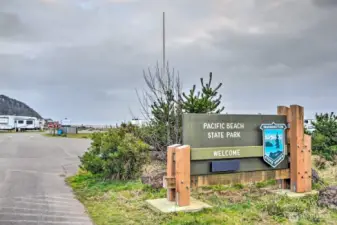The Pacific Beach State Park.