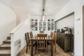 Formal dining area ideal for dinners and celebrations.