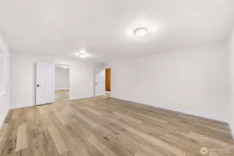 2nd bonus room view from window to connecting bonus space