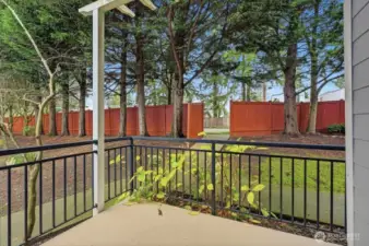 2nd private patio on main level