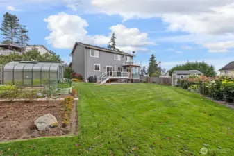 Back Exterior and back yard.