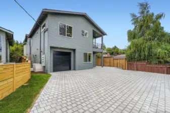 dedicated driveway parking space