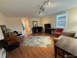 Living area on main level