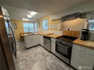 Kitchen on main level