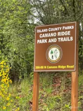 Camano Ridge Park & Trail located just minutes from the property - you can walk there.