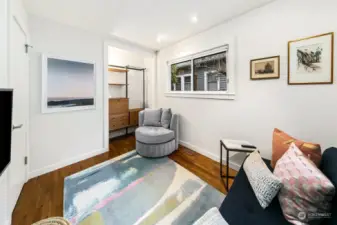 The second bedroom in the northeast corner of the home.