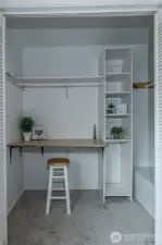 Use this for your office or turn it back into a spot for clothes!
