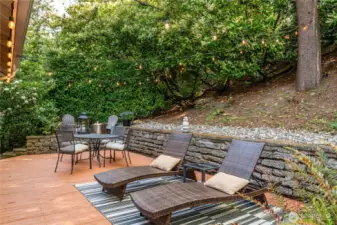 Deck off dining room