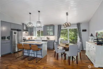 Beautiful Open and airy design w/shiplap ceilings on main level