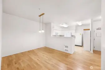 Plenty of space for dining table