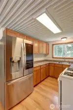 Newly Refinished Cabinets, New Hardward, Freshly Painted Kitchen