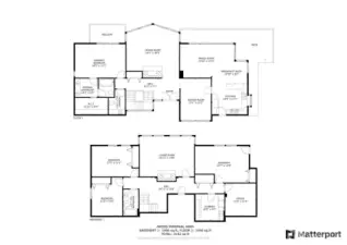 Gracious one-level living is complemented by a fully finished lower level, offering refined comfort and versatility. The main floor showcases a serene primary suite and elegant entertaining spaces, while the lower level features additional bedrooms, a second living room, dedicated office, and full laundry—ideal for hosting guests or living with comfort.