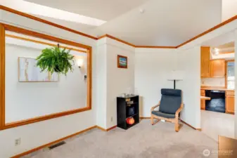 Versatile bonus room with skylight—great for a home office, reading nook, or play space.
