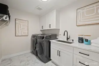 Spacious Laundry Room