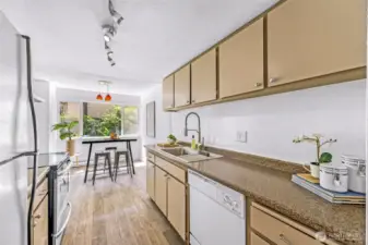 There is fresh paint and new LVP flooring throughout the condo.