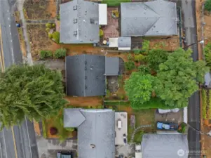 Aerial View Home  1640 South Stevens Street, Tacoma WA 98405