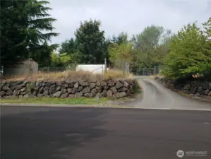 Paved Driveway to the Property