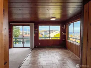 From the kitchen and across