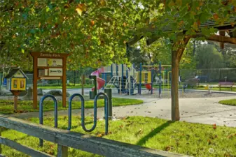 Playground across the street