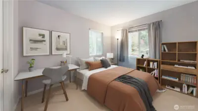 Virtually staged. Actual furniture/decor virtually removed