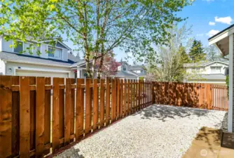 Fully Fenced Backyard