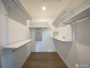 Primary walk-in closet