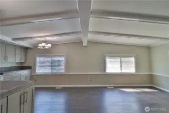 Newly remodeled w/ vaulted ceiling