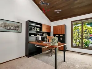 A room with a view of the garden!
