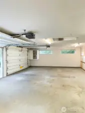 4 car garage attached to the house.