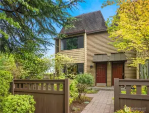 End unit townhome boasts a peaceful setting with two outdoor living spaces and easy access to all the downtown amenities.