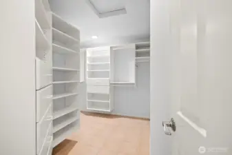 Primary Walk-in closet