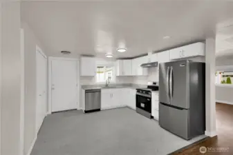 A kitchen that’s ready for your favorite meals, complete with stainless steel appliances.