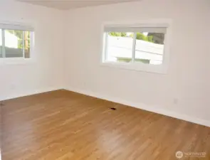 Spacious primary bedroom featuring a large walk-in closet.