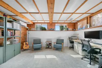 Enjoy entertaining, reading, working, or just hanging out in your second living space.