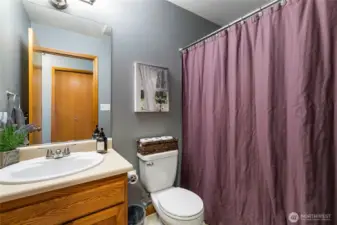 Bathroom in hallway