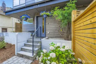 Private garden space