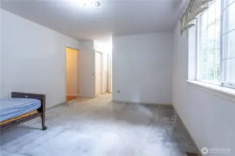 Primary bedroom with full ensuite bath.