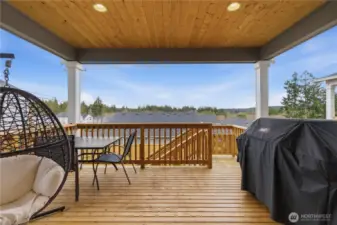 Deck off the kitchen
