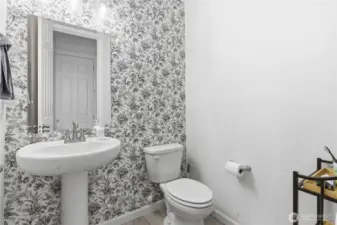 Main level half bath