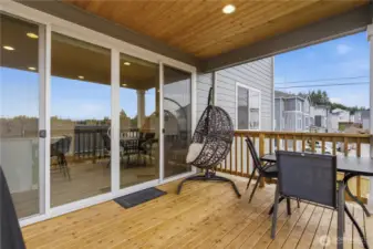 Deck off the kitchen