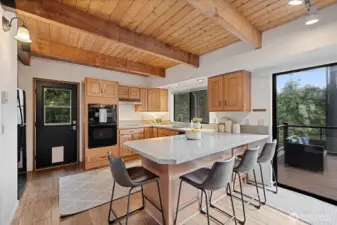 Kitchen with plenty of seating