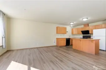 Living Room & Kitchen