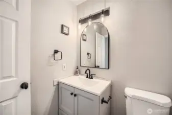 Powder Room on Main Floor