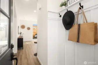 Front entry leads into a welcoming foyer.