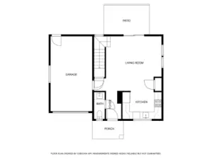 Floorplan of downstairs.