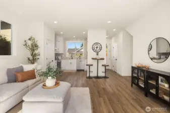 Spacious main level offering ample room for living.